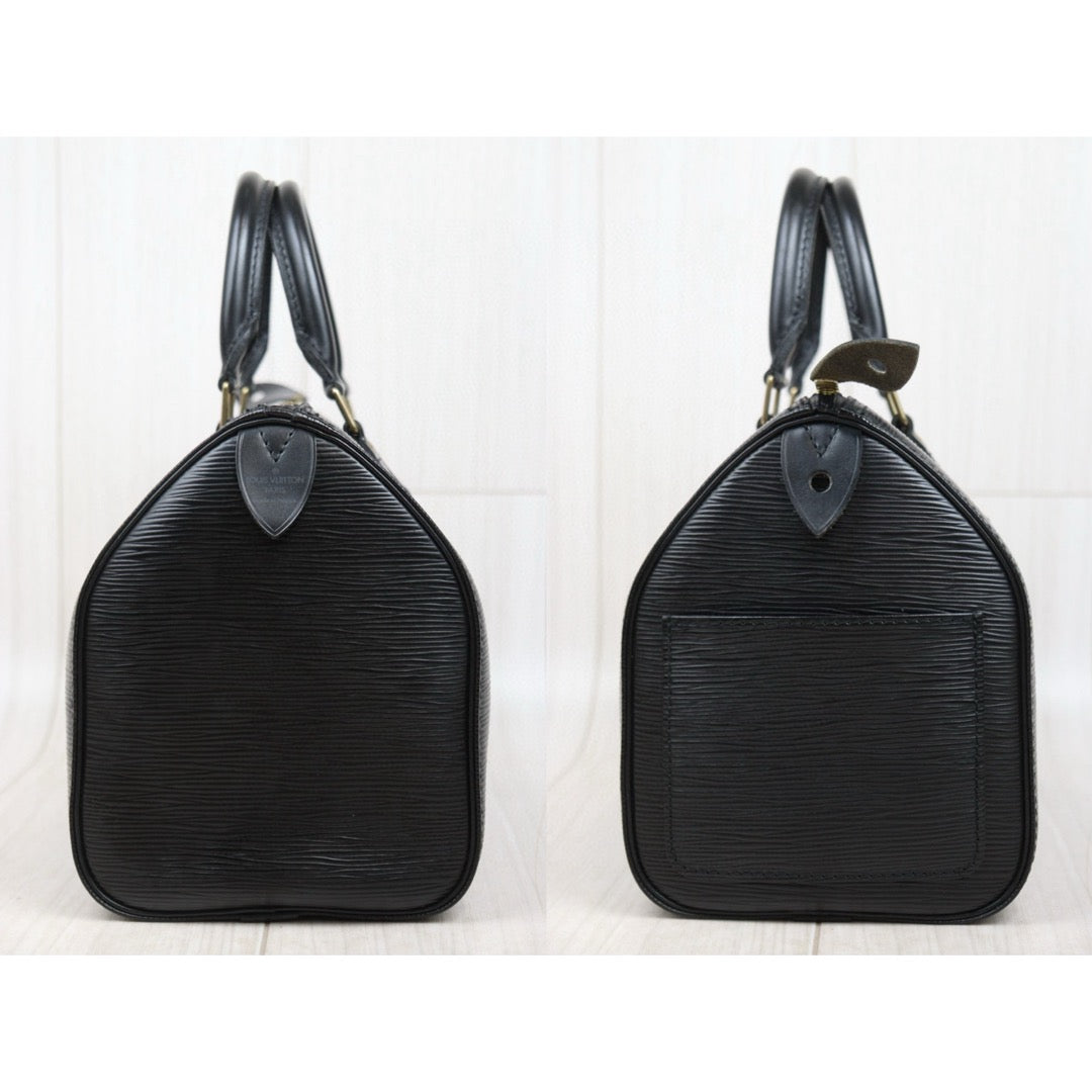 Good ( Rank AB)｜ LV Epi Speedy 25 Hand Bag Black｜25052110