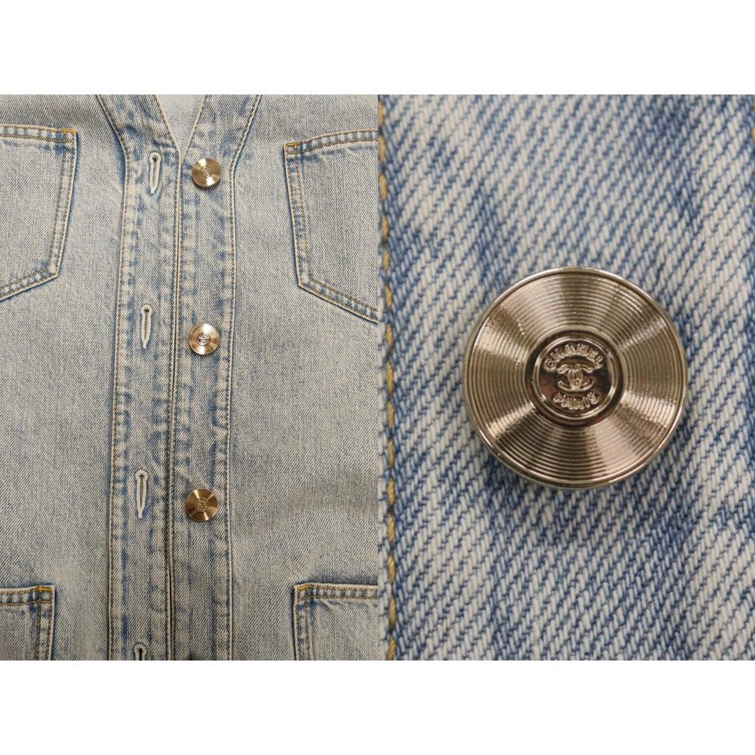 Very Good ( Rank A) ｜ CHANEL 21 Cruise New Denim Jacket 36 size  ｜W25102105