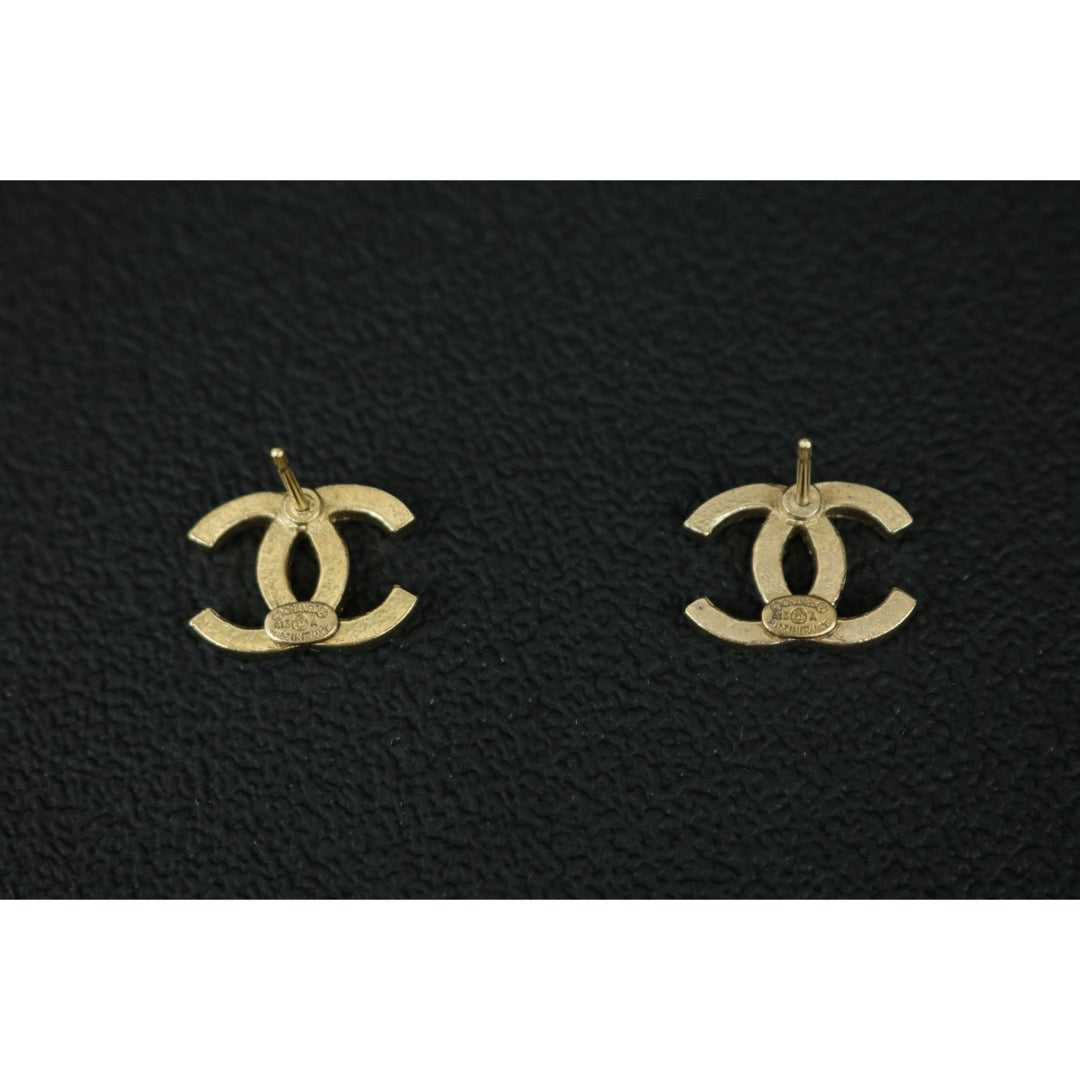 Include Authentic Detective Certificate of Authenticity｜Very Good ( Rank A) ｜CHANEL A13A COCO Mark Rhinestone Earrings Made In 2013 Year｜S26062501