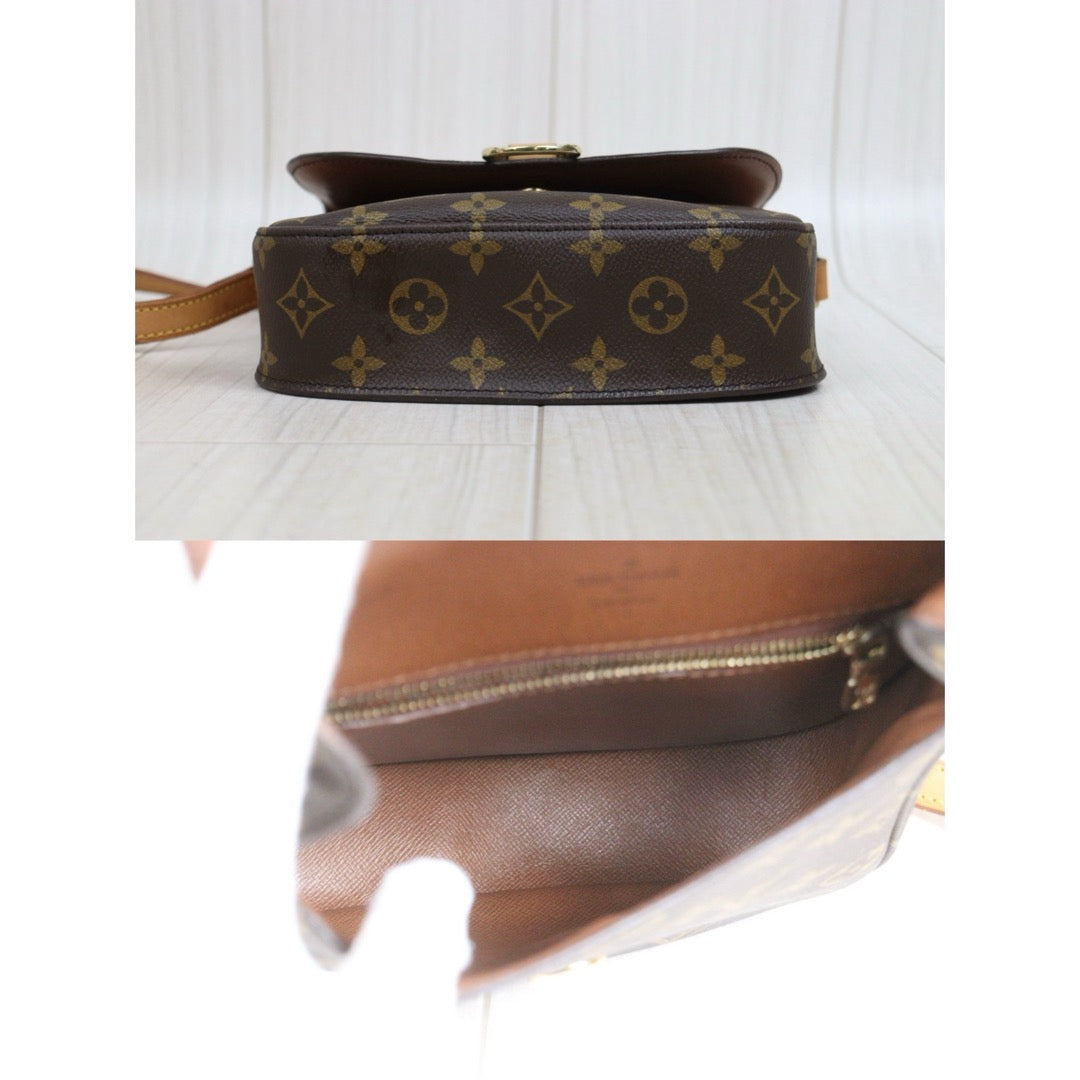 Include Entrupy Certificate of Authenticity｜Good ( Rank AB)｜ Louis Vuitton Monogram Saint Cloud MM Shoulder Bag ｜26062907