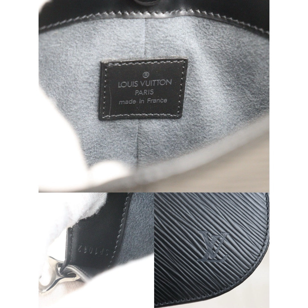 Include Entrupy Certificate of Authenticity｜Very Good ( Rank A)｜ Louis Vuitton Epi Shoulder Bag Black｜26071301
