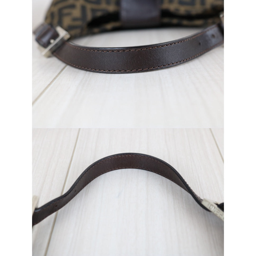 Good ( Rank AB)｜ FENDI Zucca Potato Case Shoulder Bag ｜S25111305