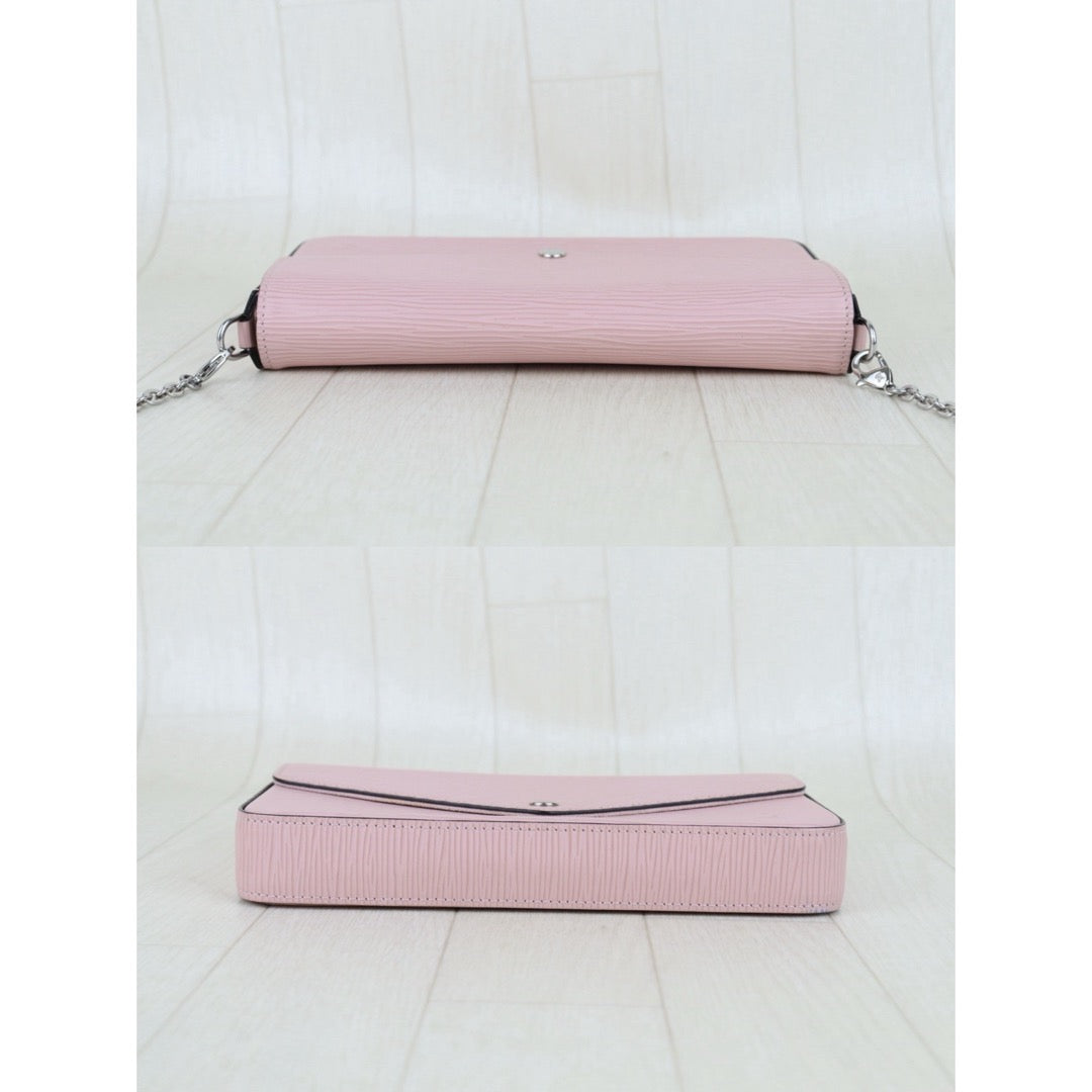 Good ( Rank AB)｜LV Epi Pochette Felicie Shoulder Bag Pink｜S25081409