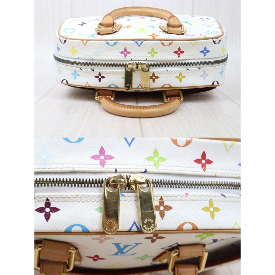 Good ( Rank AB)｜ LV Takashi Murakam Multi Monogram Trouville Hand Bag｜24122616