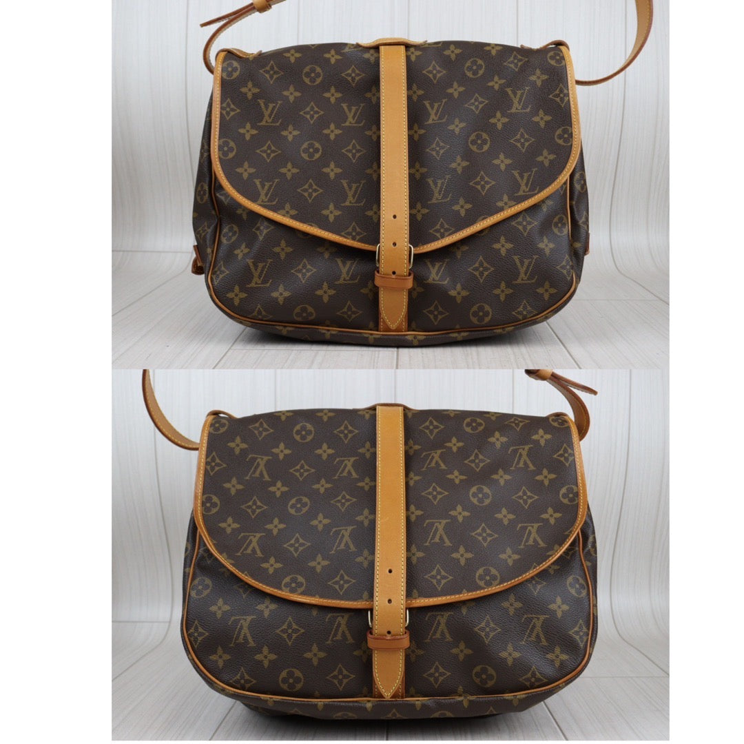 Rank AB ｜ LV Monogram Saumur 35 Shoulder Bag｜23121920
