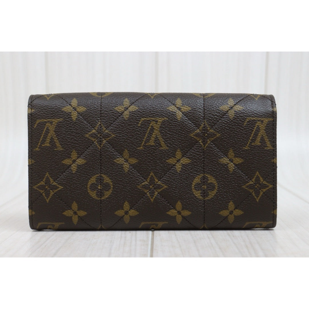 Include Entrupy Certificate of Authenticity｜Very Good ( Rank A)｜Louis Vuitton Monogram Portefeuille Long Style Wallet ｜26040208