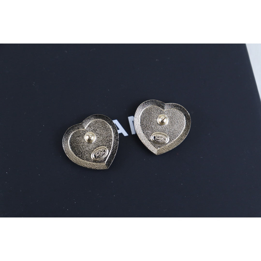Very Good ( Rank A)｜ CHANEL Coco Mark Rhinestone Earrings｜H25011305