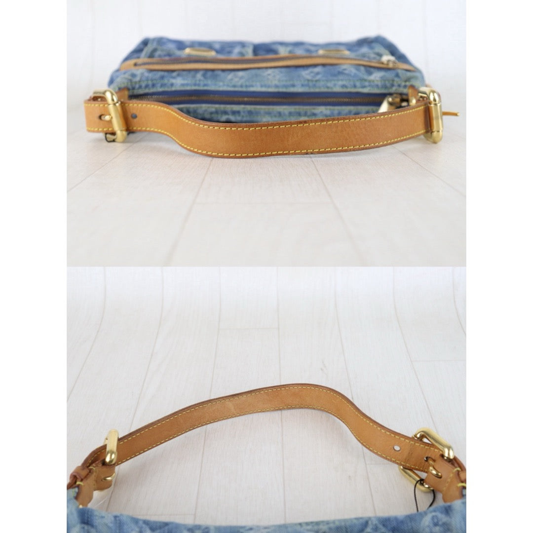 Include Entrupy Certificate of Authenticity｜Good ( Rank AB)｜Louis Vuitton Monogram Denim Baggy PM  ShoulderBag｜Z26092907