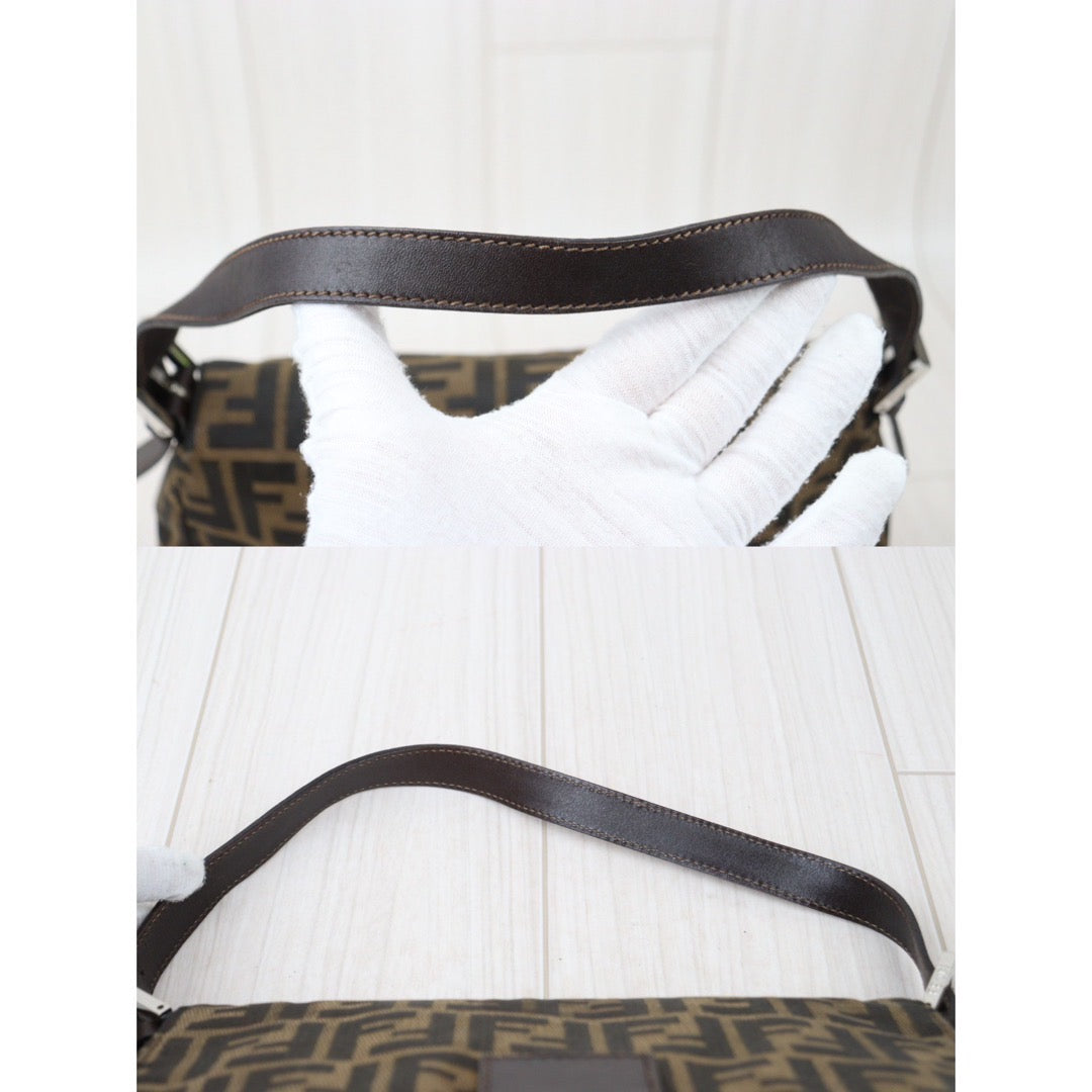 Rank A｜ FENDI Zucca Mamma Baguette Shoulder Bag ｜24051320