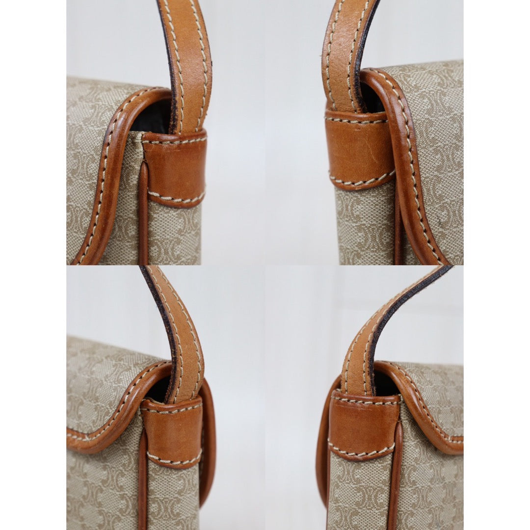 Rank AB｜ Celine Macadam Shoulder Bag ｜V23121430