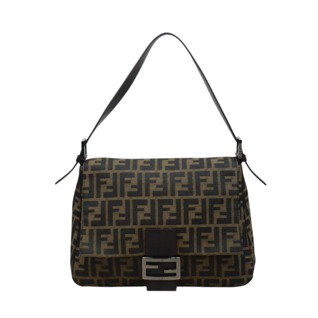 Good ( Rank AB)｜ FENDI Zucca Mamma Baguette Shoulder Bag ｜25042401