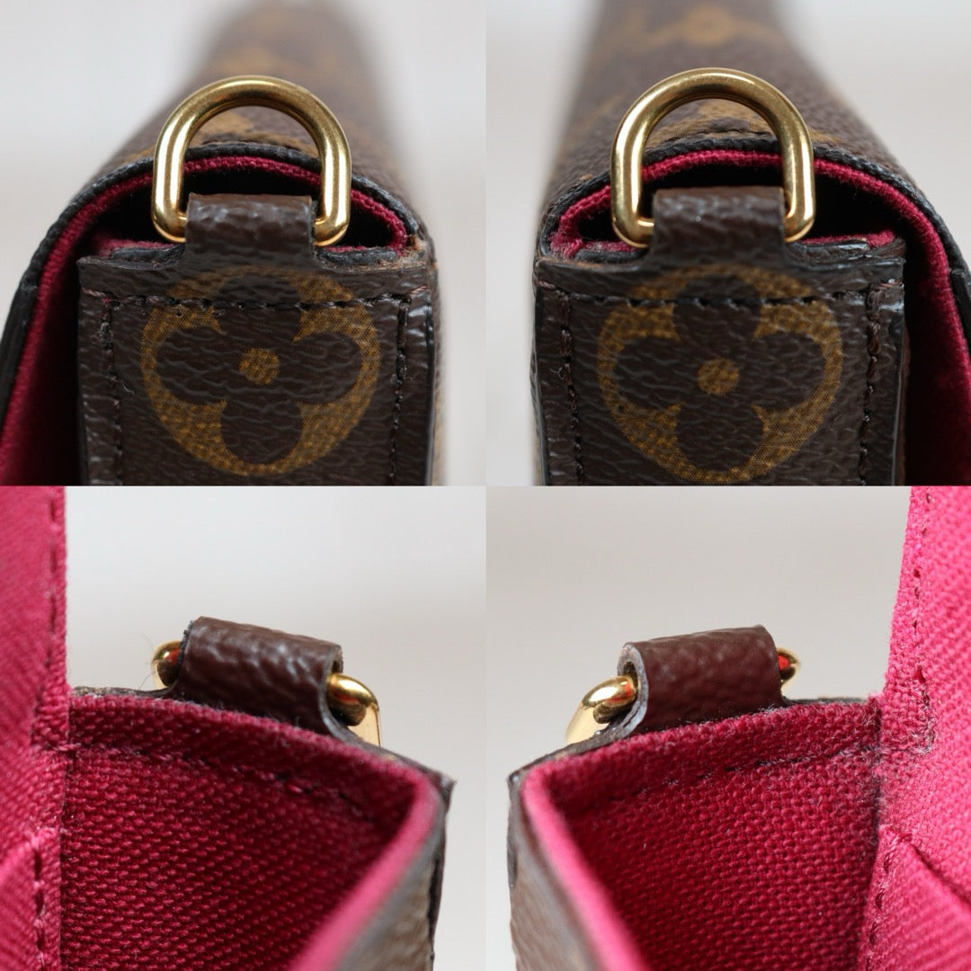 Rank A ｜LV Monogram Pochette Felicie Shoulder Bag｜S24071605