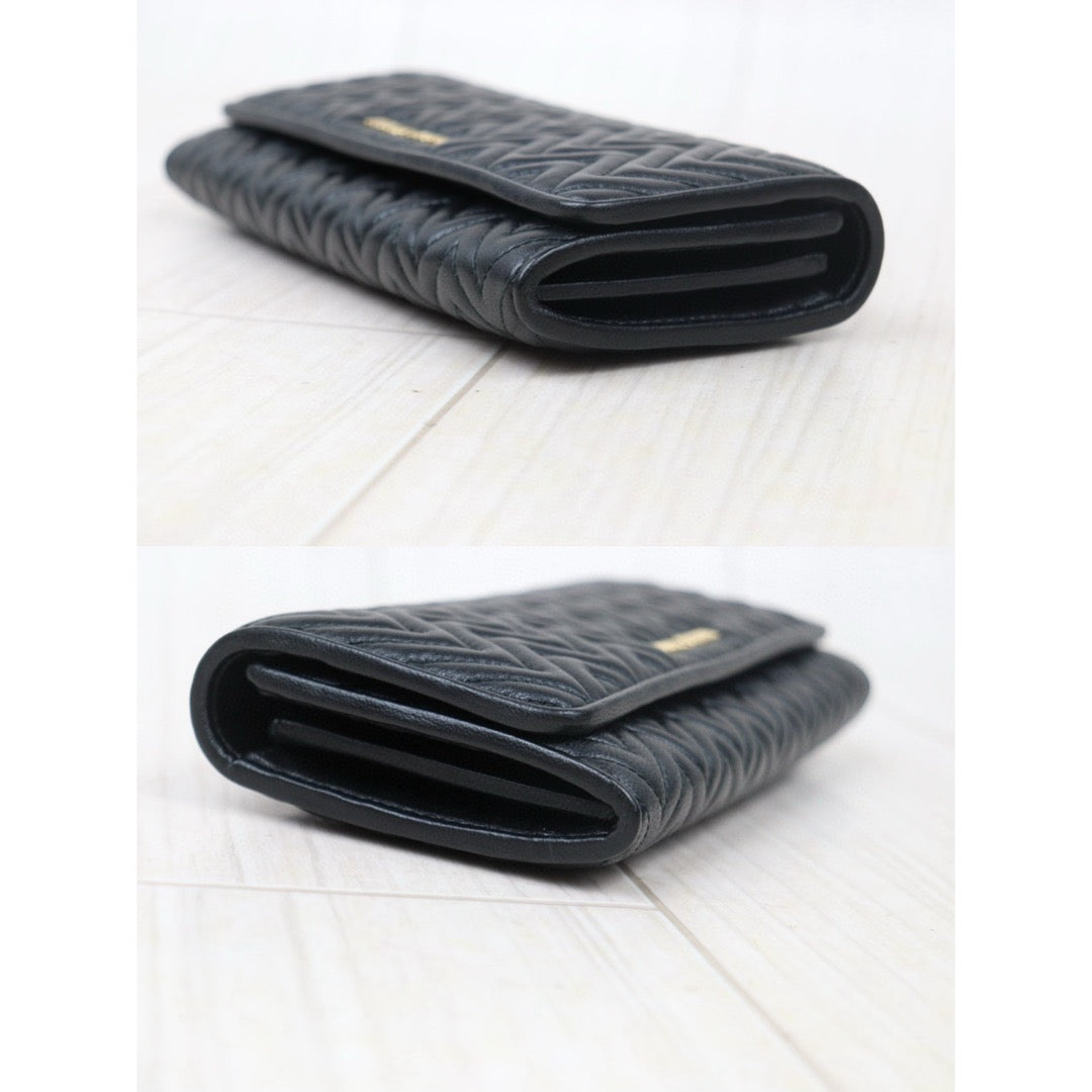 Excellent（Rank SA）｜MiuMiu Lamb Skin Long Style Wallet ｜24110709