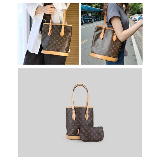 Excellent（Rank SA）｜LV Monogram Petit Bucket PM Tote Bag｜H25021902