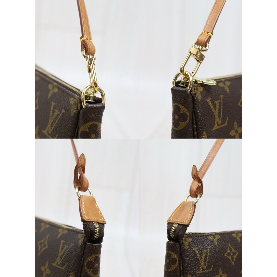 Include Entrupy Certificate of Authenticity｜Good ( Rank AB)｜Louis Vuitton Monogram Pochette Accessoires ｜26061204