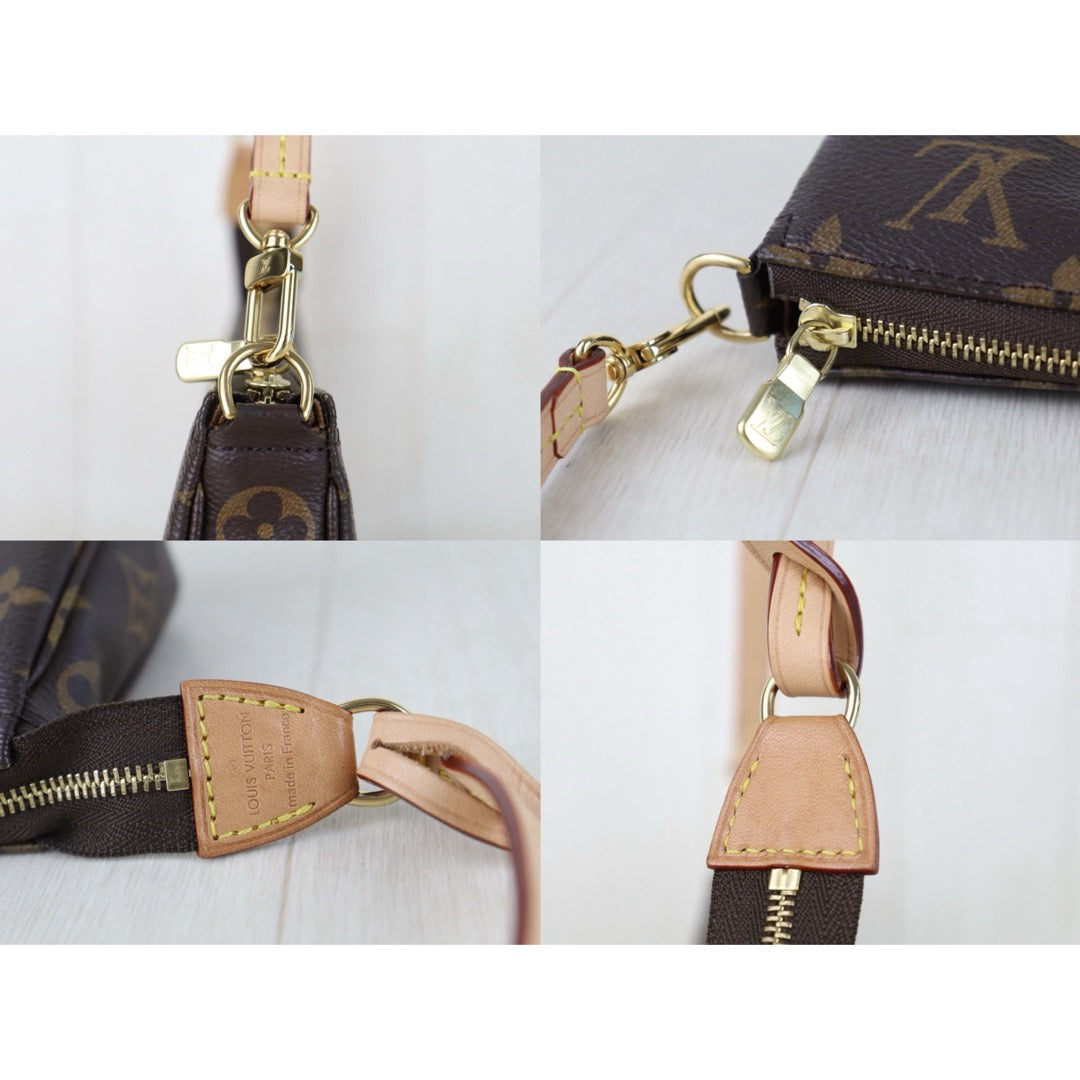 Include Entrupy Certificate of Authenticity｜Very Good ( Rank A)｜ Louis Vuitton Monogram Pochette Accessoire  IC Chips Model｜S26081802