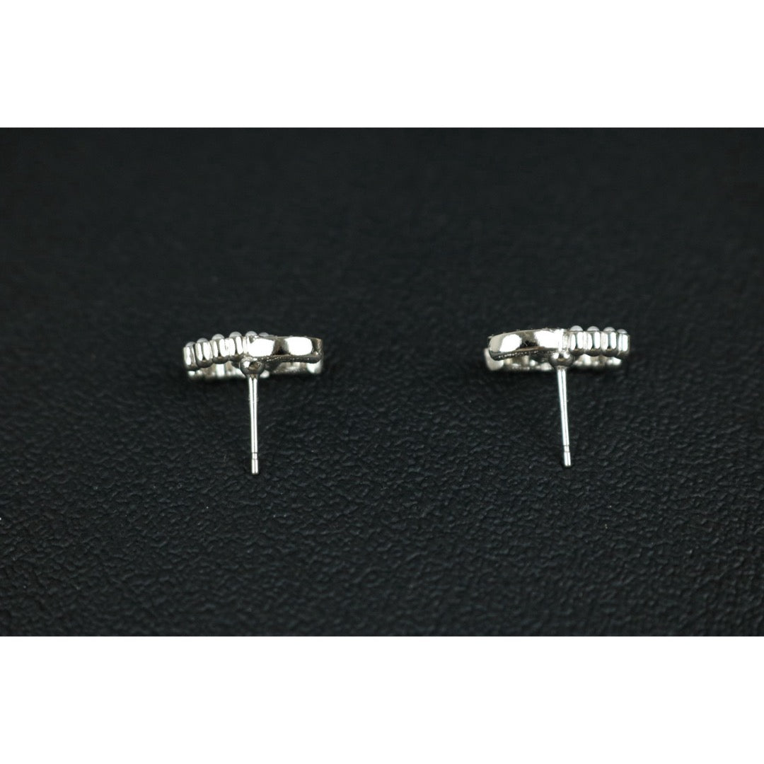 Include Authentic Detective Certificate of Authenticity｜Very Good ( Rank A) ｜CHANEL B24S COCO Mark Pearl Rhinestone Earrings Made In 2024Year｜S26061603