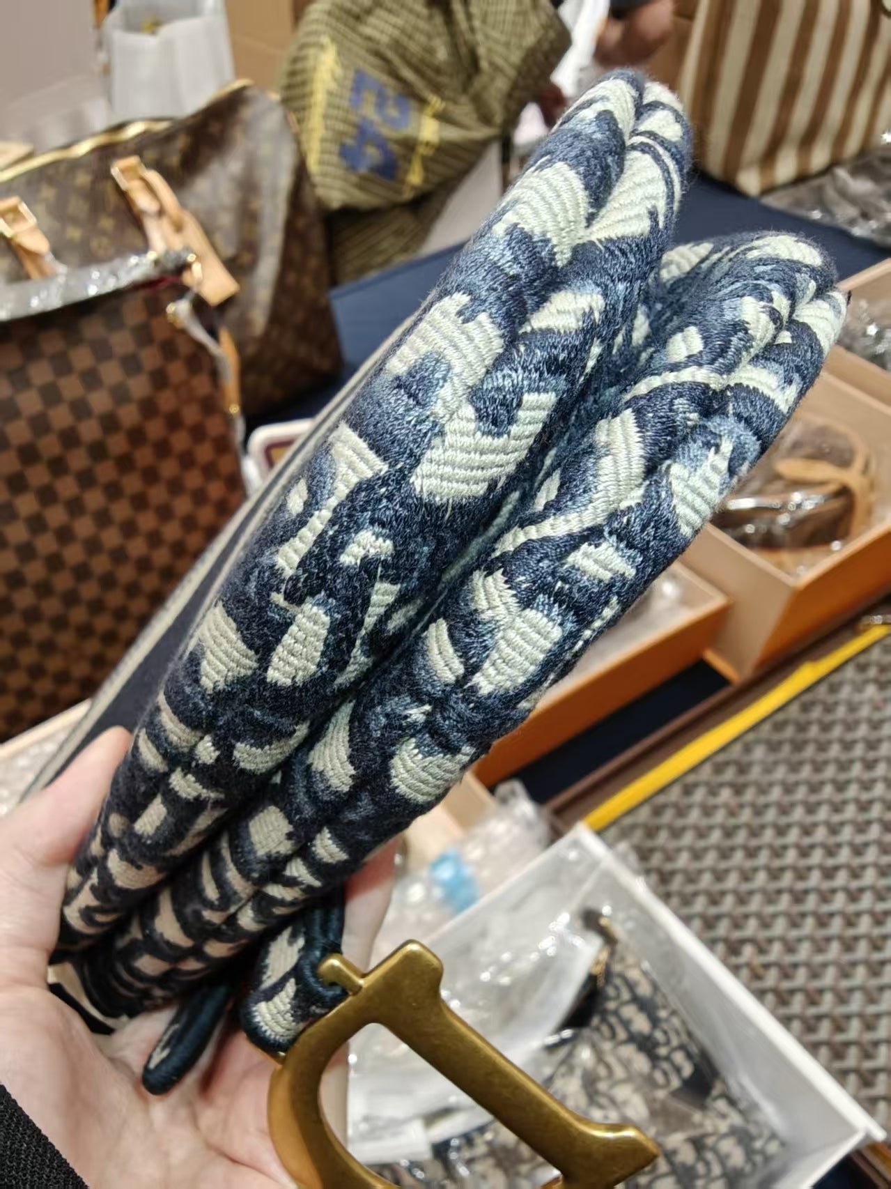 Dior Trotter Saddle Shoulder Bag