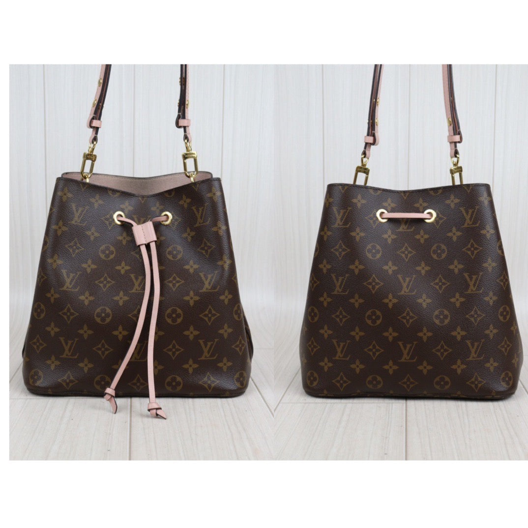 Rank AB ｜LV Monogram Neonoe Rose Poodle Shoulder Bag｜23112703