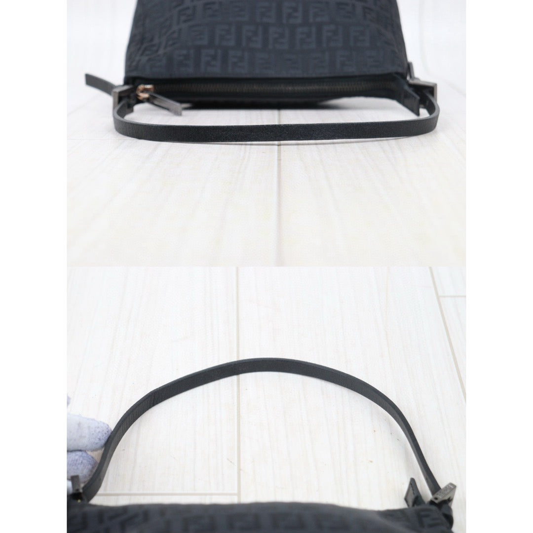 Good ( Rank AB)｜ FENDI Mamma Baguette Shoulder Bag Black ｜V24110746