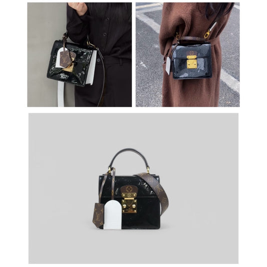 Very Good ( Rank A)｜LV Monogram Street Spring HandBag With ShoulderBag Black｜24103120