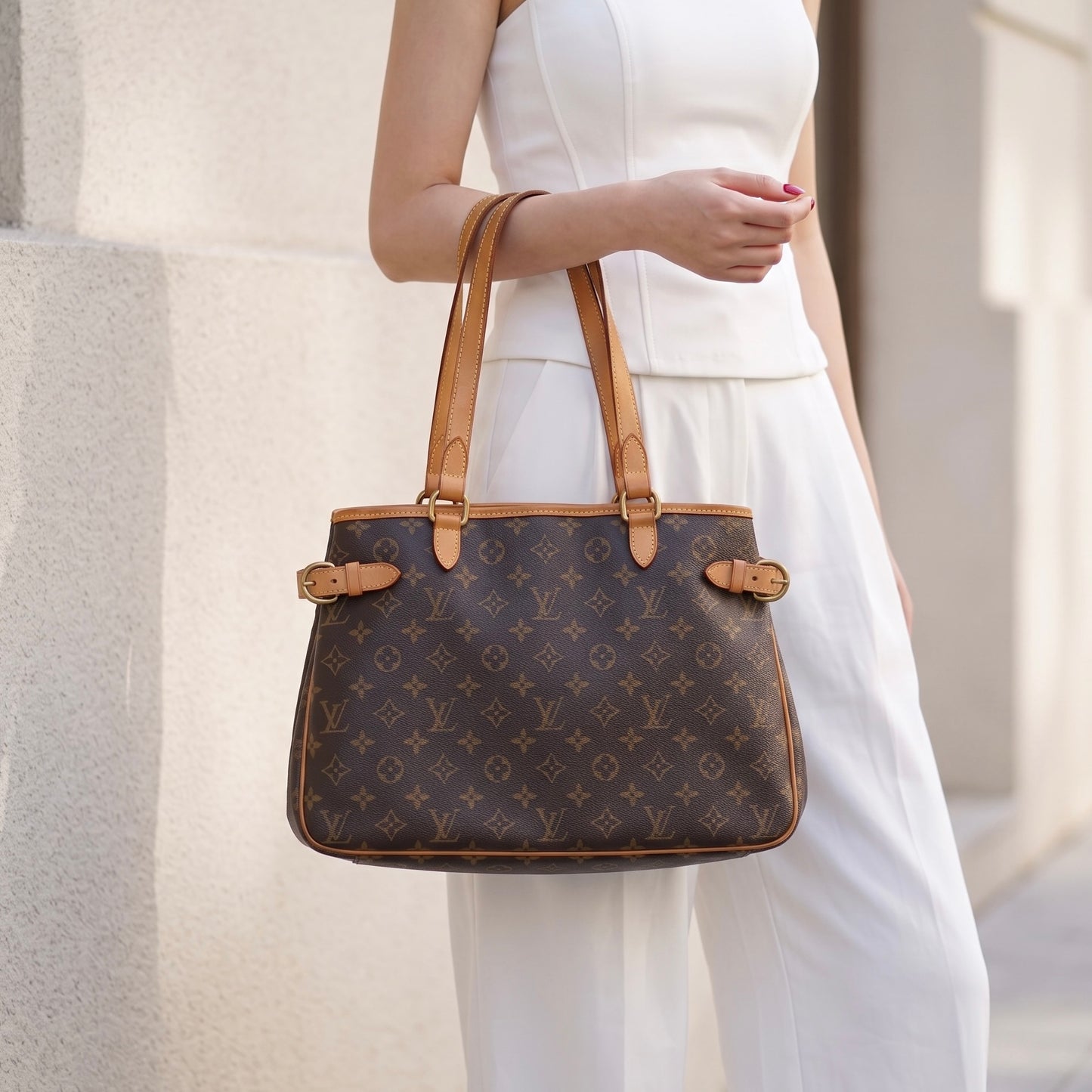 Include Entrupy Certificate of Authenticity｜Good ( Rank AB)｜Louis Vuitton Monogram Batignolles Horizontal GM ShoulderBag ｜S26083022