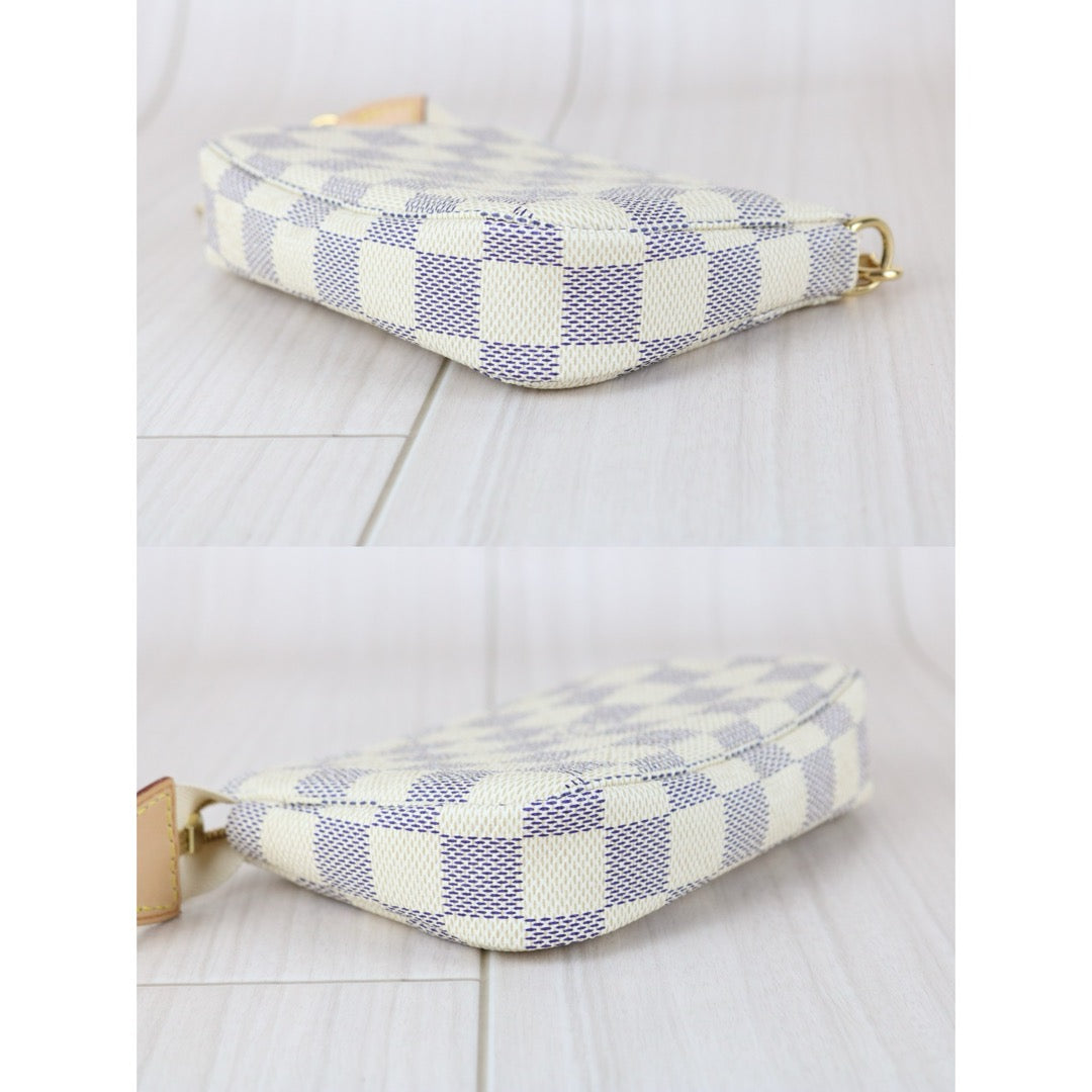 Excellent（Rank SA）｜ LV Mini Pochette Accessoir White｜X25091405