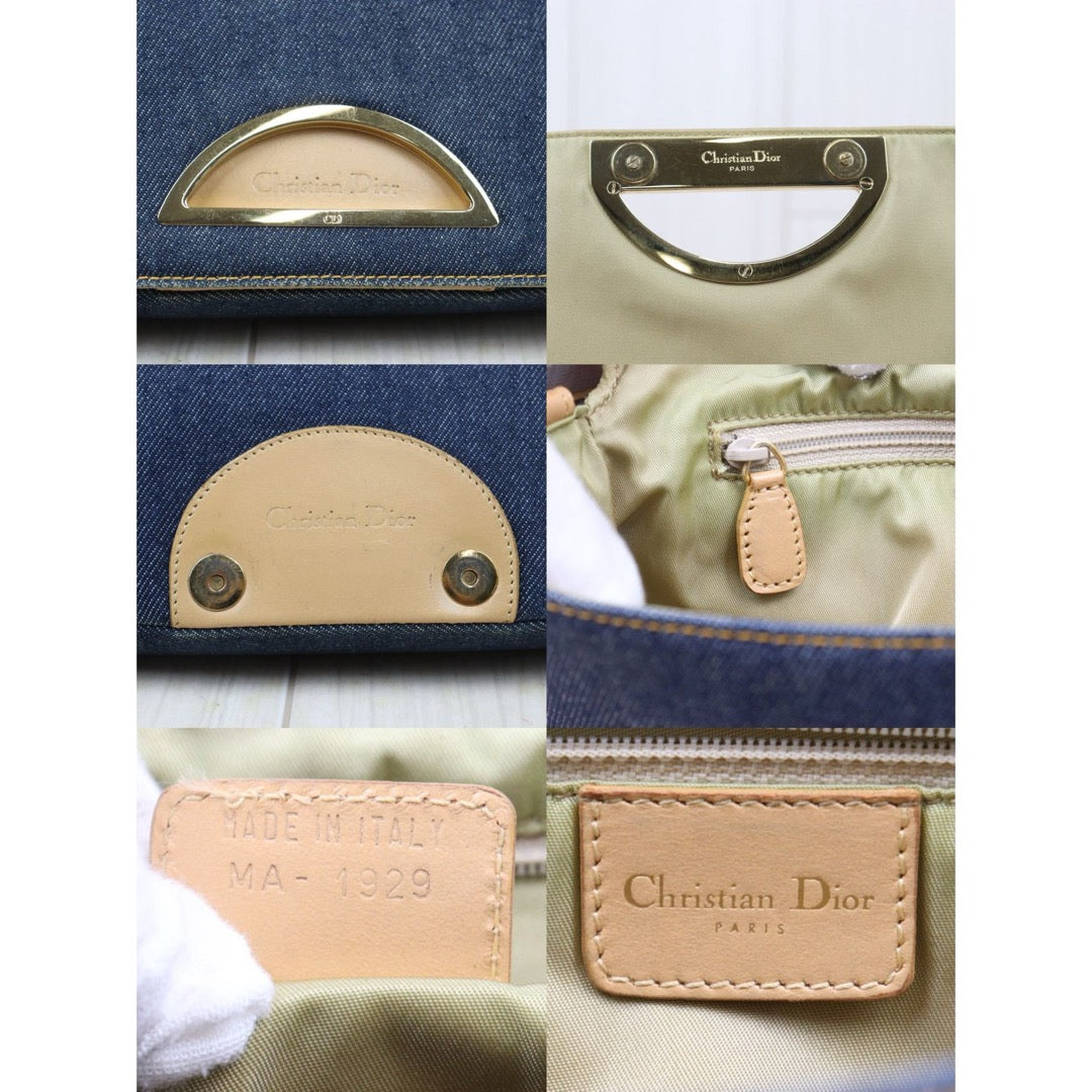 Good ( Rank AB)｜ Dior Denim Half Moon Shoulder Bag ｜24091916