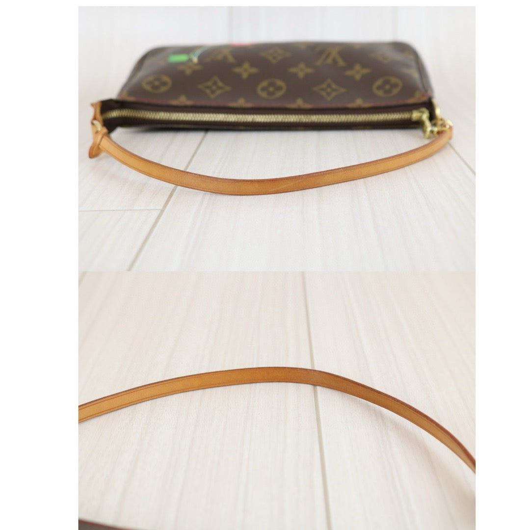 Good ( Rank AB)｜ LV Takashi Murakam Cherry Monogram Pochette Accessoires ｜S24112104
