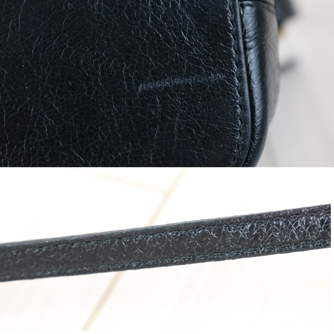 Include Entrupy Certificate of Authenticity｜Good ( Rank AB)｜ FENDI Perforated Mini Mon Tresor Bucket Bag｜X26070607