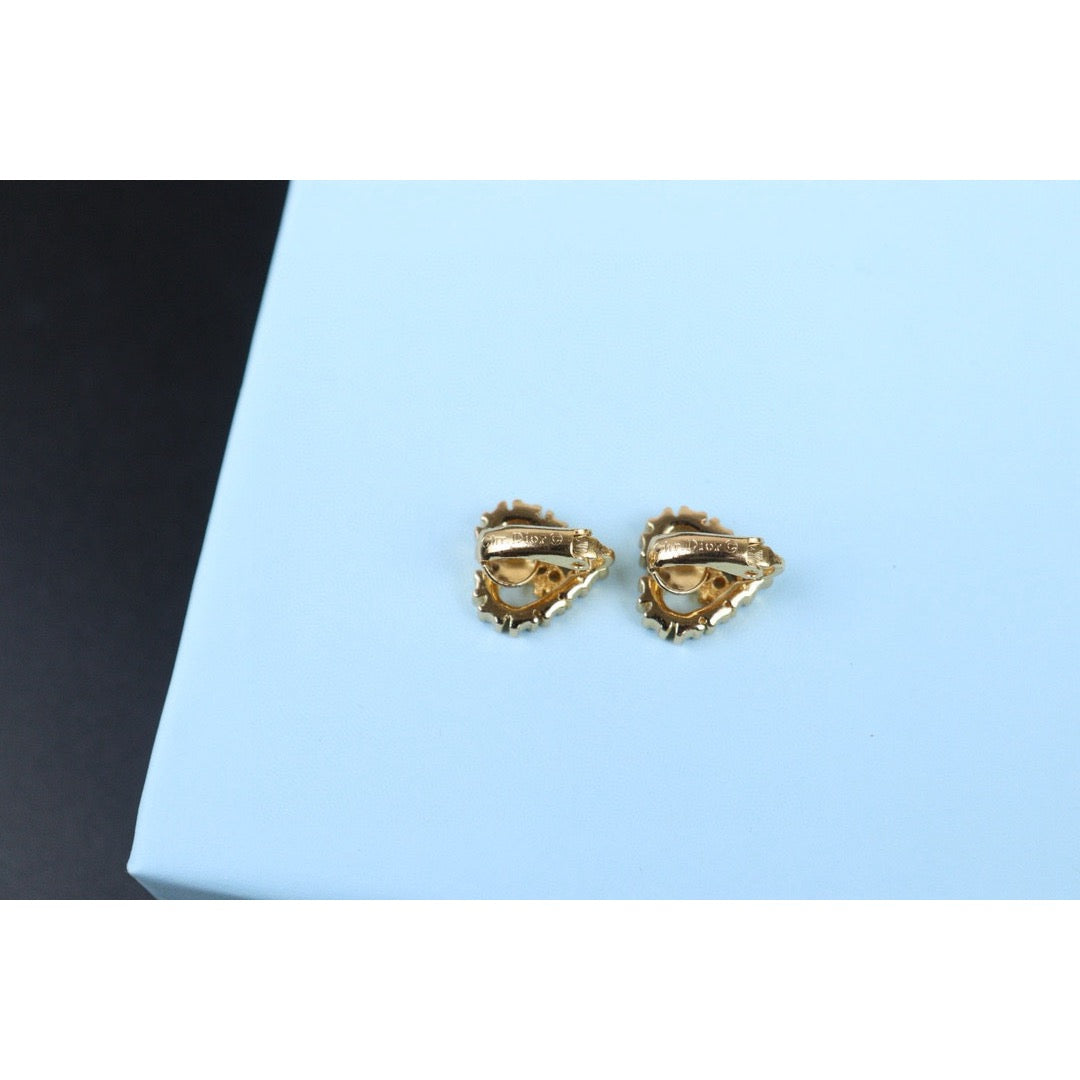 Very Good ( Rank A)｜ Dior CD Earring Gold Plated｜24072509