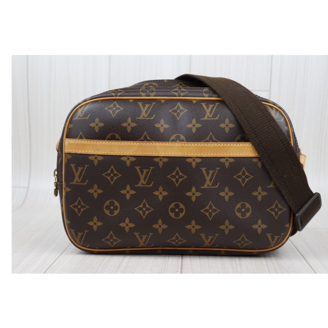 Rank A ｜ LV Monogram Reporter PM Shoulder Bag ｜24011209