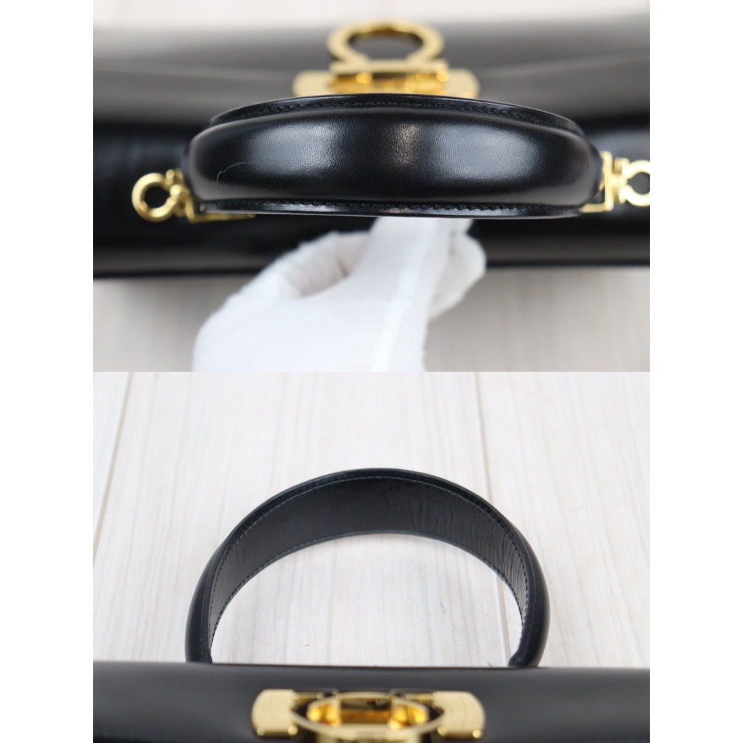 Rank AB  ｜FerragamoGancini 2WAY Handbag  Shoulder Bag｜Q24030514