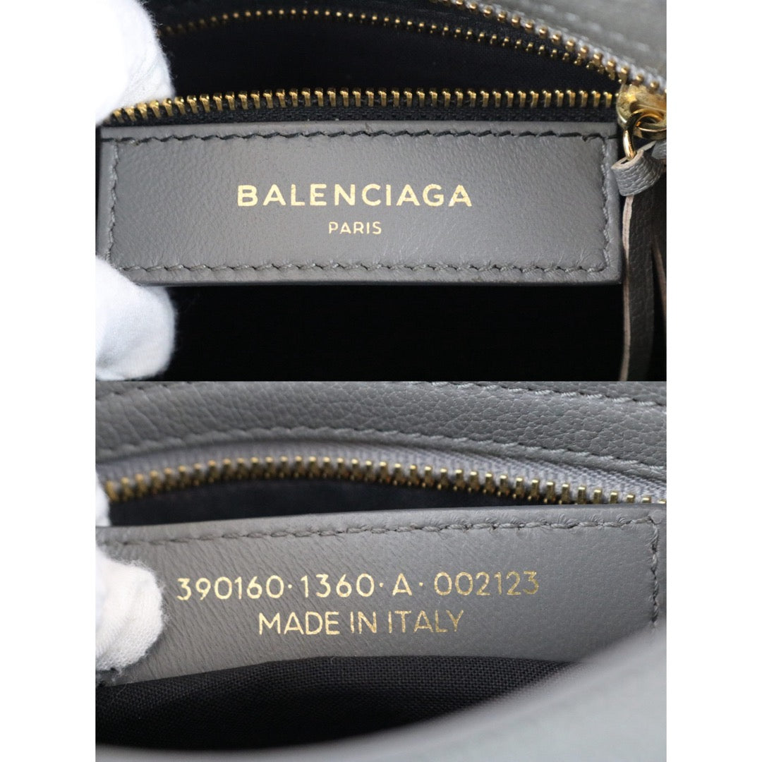 Very Good ( Rank A)｜Balenciaga Goatskin edge Mini Classic City Haze gray HandBag Shoulder Bag ｜X25112201