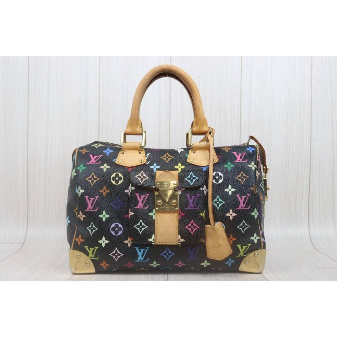 Good ( Rank AB) ｜ LV Monogram Multicolor Speedy 30 Handbag｜S25072902