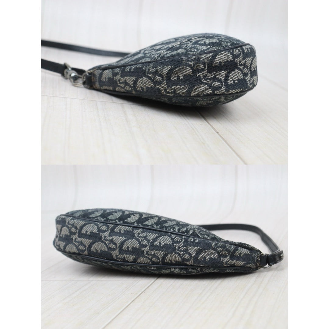 Good ( Rank AB)｜Dior Trotter Saddle Clutch Hand Pouch ｜24091215