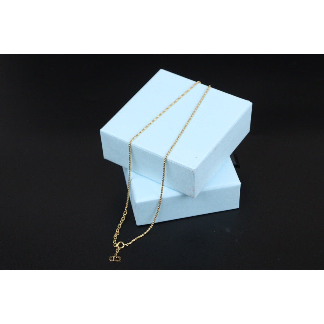 Rank SA ｜ Dior CD Necklace Gold Plated ｜24013003