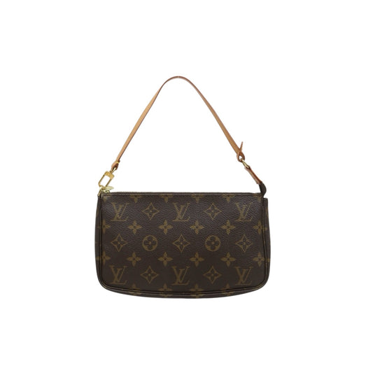 Include Entrupy Certificate of Authenticity｜Good ( Rank AB)｜Louis Vuitton Monogram Pochette Accessoires ｜26050703