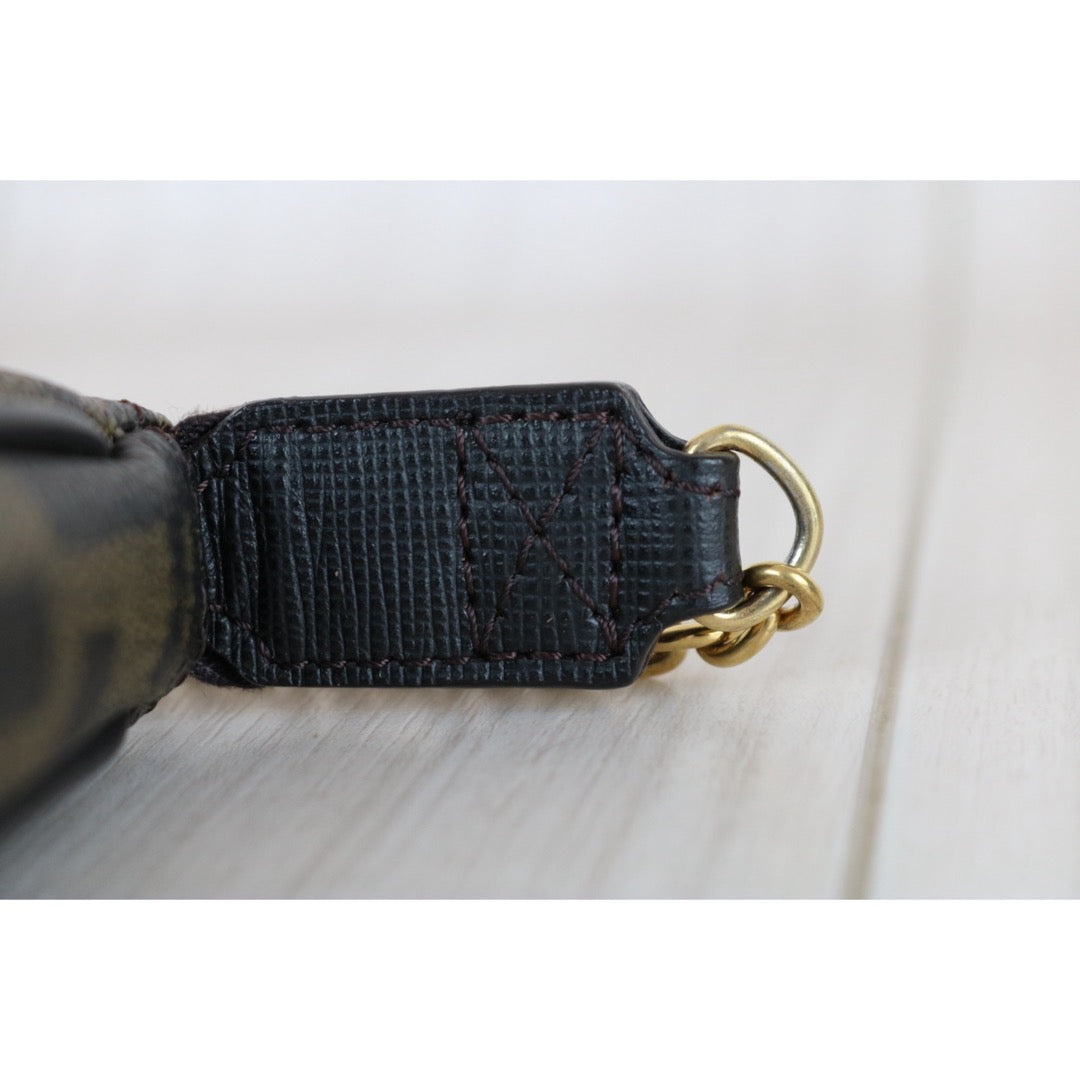 Good ( Rank AB)｜ FENDI Zucca Mamma PVC Baguette Pouch Shoulder Bag｜S25121104