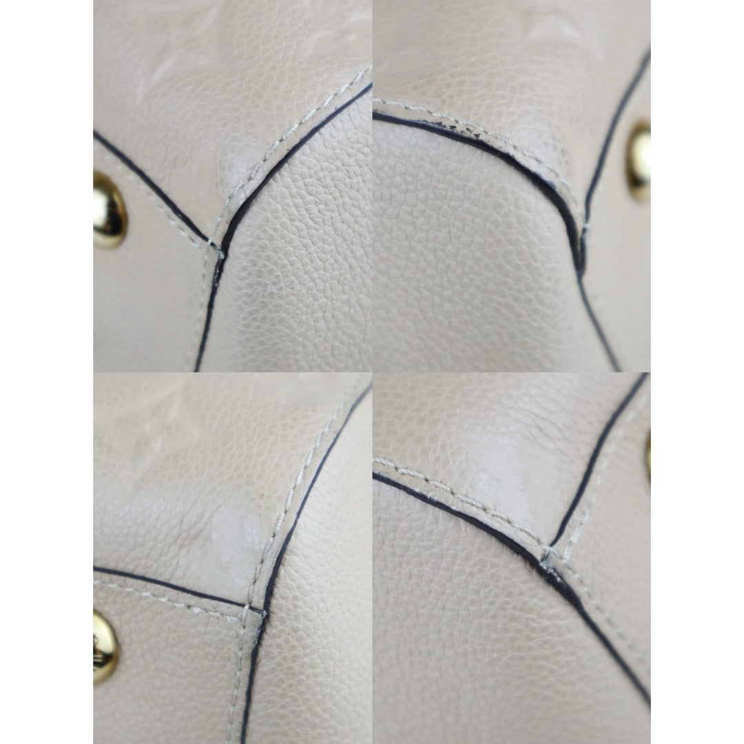 Very Good ( Rank A) ｜LV Monogram Montaigne BB Hand Bag Shoulder Bag Beige Pink｜W25062901