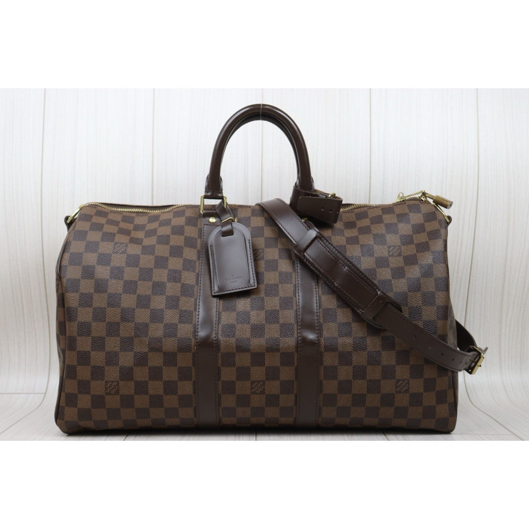 Very Good ( Rank A) ｜ LV Damier Keypol Bandrière 45 With Shoulderstrap｜H25052512