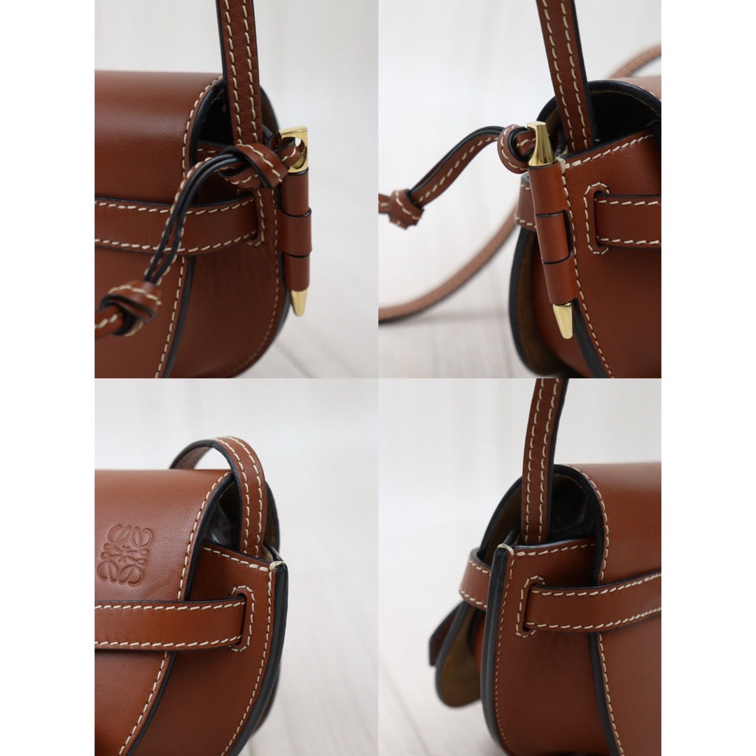 Very Good ( Rank A) ｜ Loewe Gate mini Shoulder Bag Caramel｜P24051325