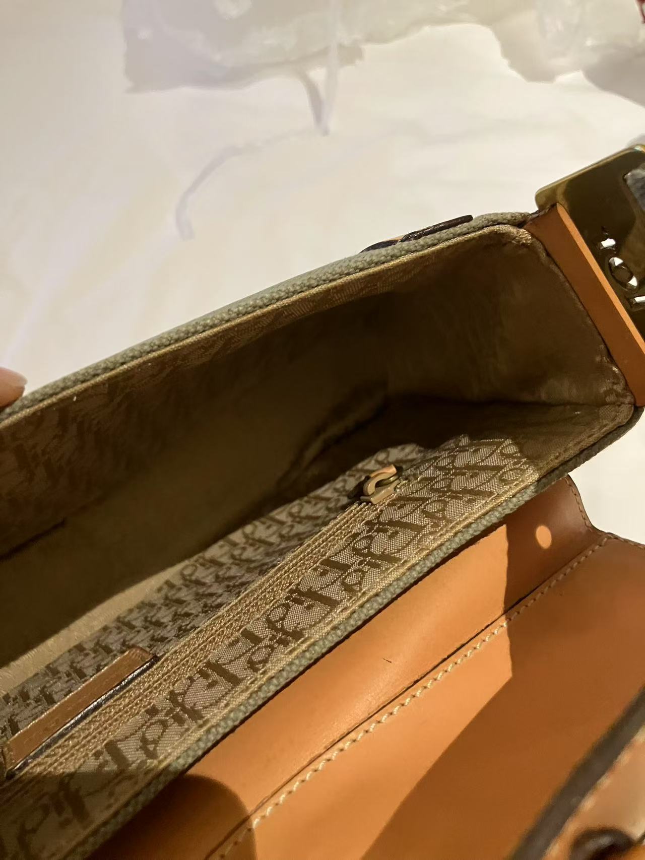 Dior Punk Canvas Shoulder Bag