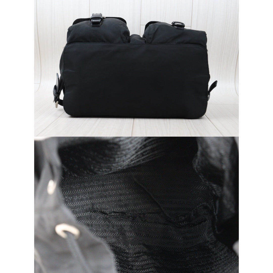 Rank A｜Prada Nylon Backpack Medium Black｜24053017