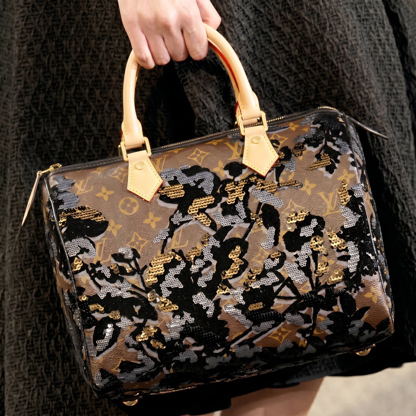 Include Entrupy Certificate of Authenticity｜Very Good ( Rank A)｜ Louis Vuitton Monogram Fleur De Jals 2010  speedy30 Limited Edition Hand Bag ｜S26062207