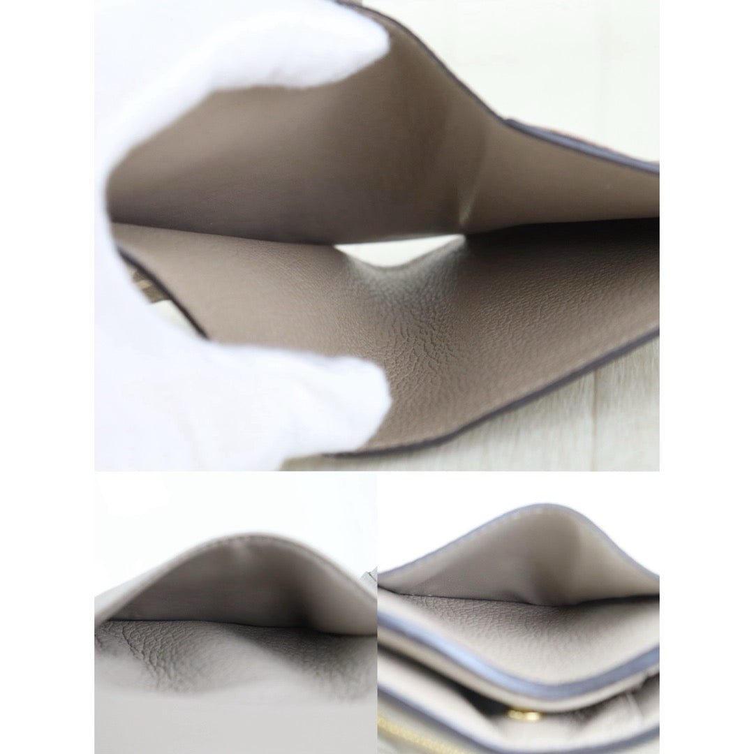 Include Entrupy Certificate of Authenticity｜Very Good ( Rank A)｜ Louis Vuitton Monogram Wallet Etoupe Gray IC Chips Model｜S26072522