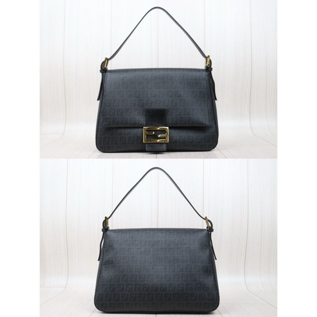 Very Good ( Rank A)｜ FENDI Zucca Mamma Baguette Shoulder Bag  Gold Hardware｜25061915