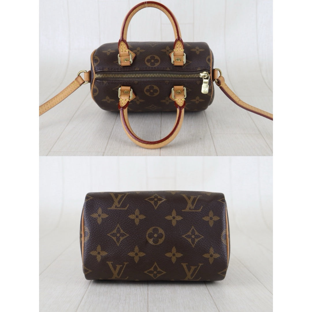 Include Entrupy Certificate of Authenticity｜Good ( Rank AB)｜Louis Vuitton Monogram Nano Speedy  Shoulder Bag｜S26060131