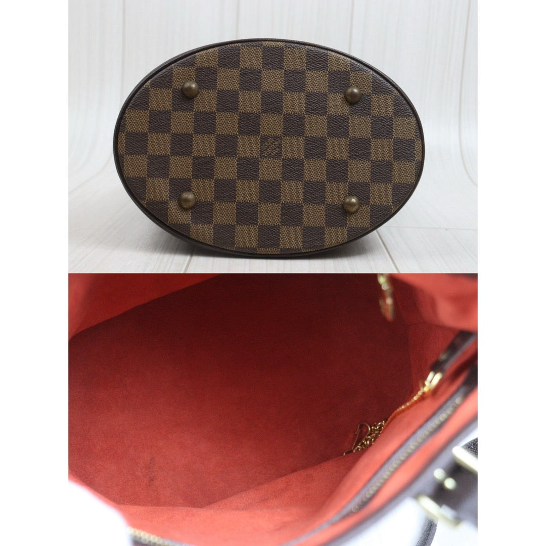 Include Entrupy Certificate of Authenticity｜Good ( Rank AB)｜ Louis Vuitton Damier Ebene Marais Bucket PM Shoulder Strap｜26100105