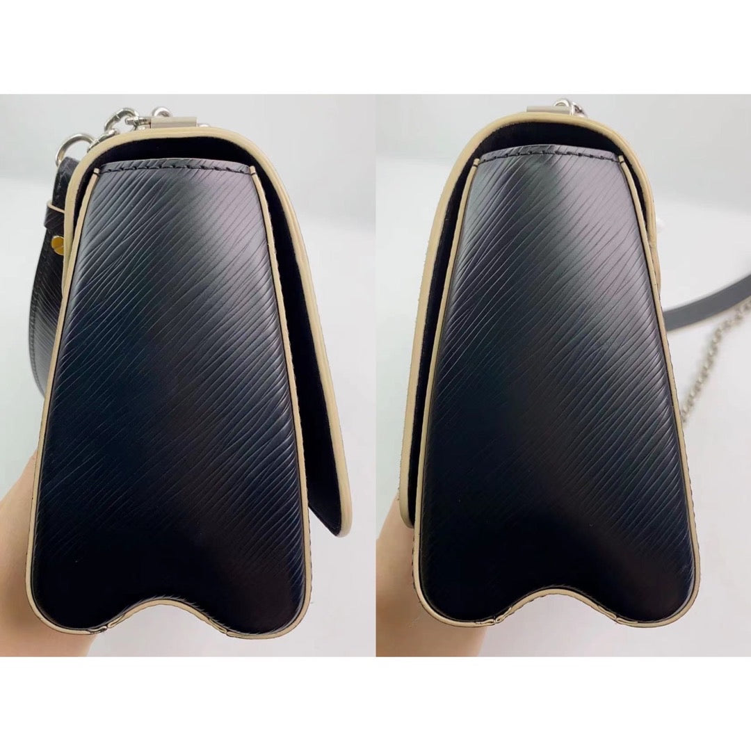 Rank A ｜ LV Epi Twist MM Shoulderbag Black｜2307136